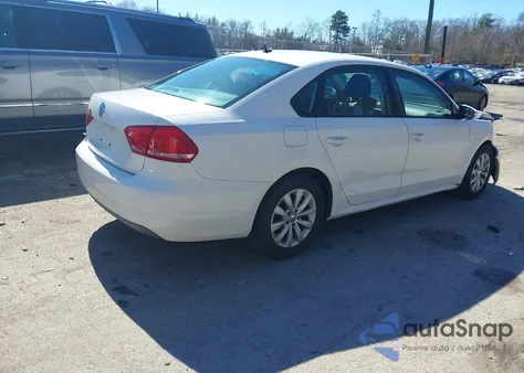 2012 Volkswagen Passat 2.5L S from USA, damaged, VIN 1VWAP7A31CC027919